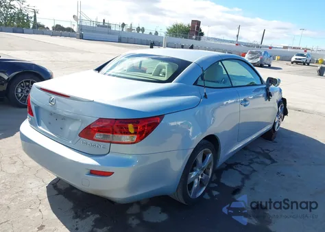 2010 Lexus Is 350C z USA, uszkodzony, nr VIN JTHFE2C26A2503198